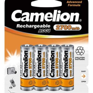Camelion | AA/HR6 | 2700 mAh | Rechargeable Batteries Ni-MH | 4 pc(s)