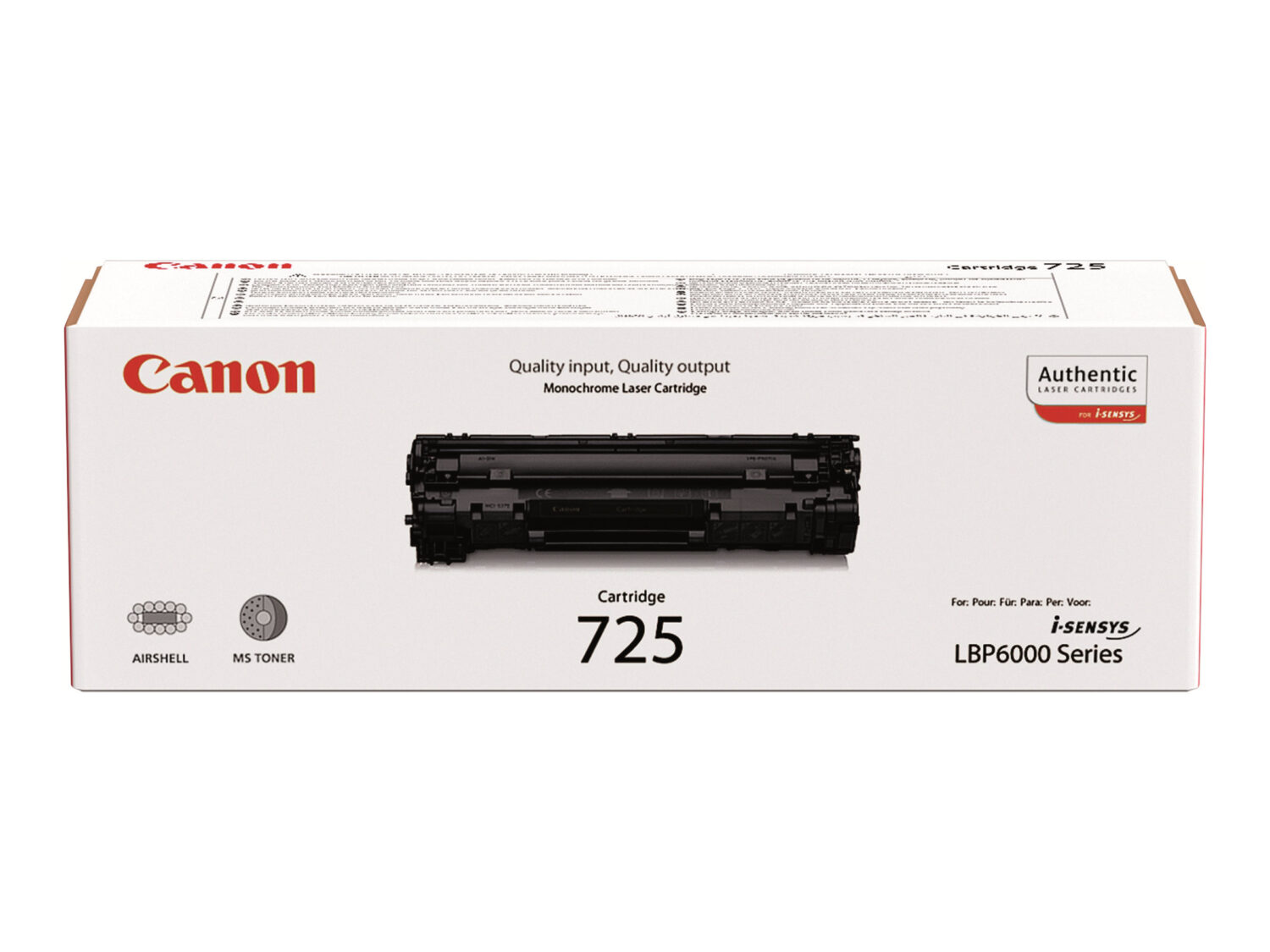 Canon 725 | Toner Cartridge | Black