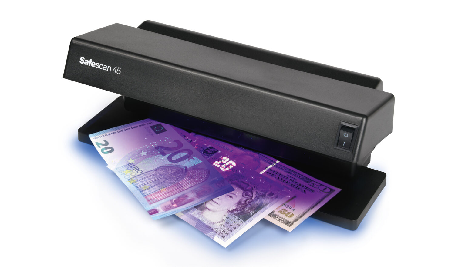 SAFESCAN | 45 UV Counterfeit detector | Black | Suitable for Banknotes, ID documents | Number of detection points 1