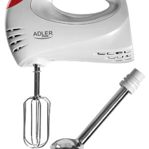 Adler | Mixer | AD 4212 | Hand Mixer | 300 W | Number of speeds 5 | Turbo mode | White