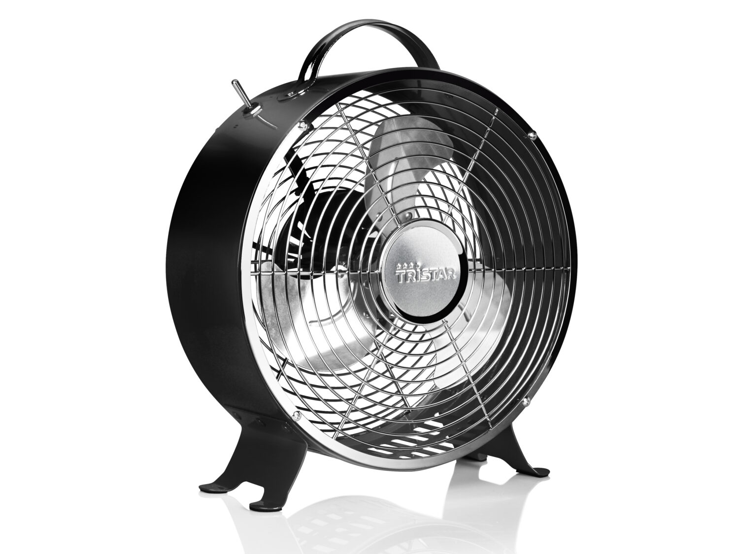 Tristar | VE-5966 | Desk Fan | Black | Diameter 25 cm | Number of speeds 2 | 20 W