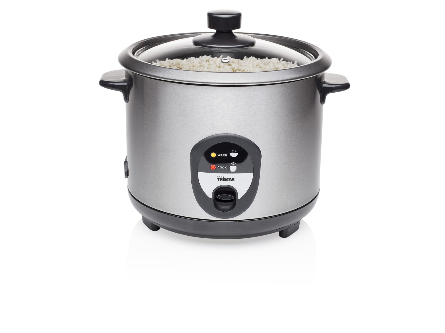 Tristar | RK-6127 | Rice cooker | 500 W | Black/Stainless steel