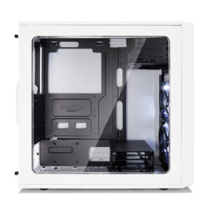 Fractal Design | Focus G | FD-CA-FOCUS-WT-W | Side window | Left side panel - Tempered Glass | White | ATX | Power supply included No | ATX