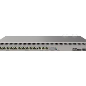 Mikrotik Wired Ethernet Router RB1100x4, 1U Rackmount, Quad core 1.4GHz CPU, 1 GB RAM, 128 MB, 13xGigabit LAN, 1xSerial console port RS232, PCB Temperature and Voltage Monitor, IP20, RouterOS L6 | Wired Ethernet Router | RB1100AHx4 | No Wi-Fi | 10/100/1000 Mbit/s | Ethernet LAN (RJ-45) ports 13 | Mesh Support No | MU-MiMO No | No mobile broadband | 12 month(s)