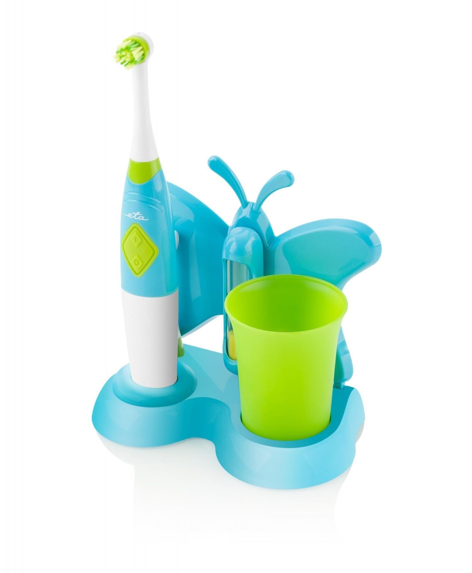 ETA | Toothbrush with water cup and holder | Sonetic  ETA129490080 | Battery operated | Blue | Number of teeth brushing modes 2