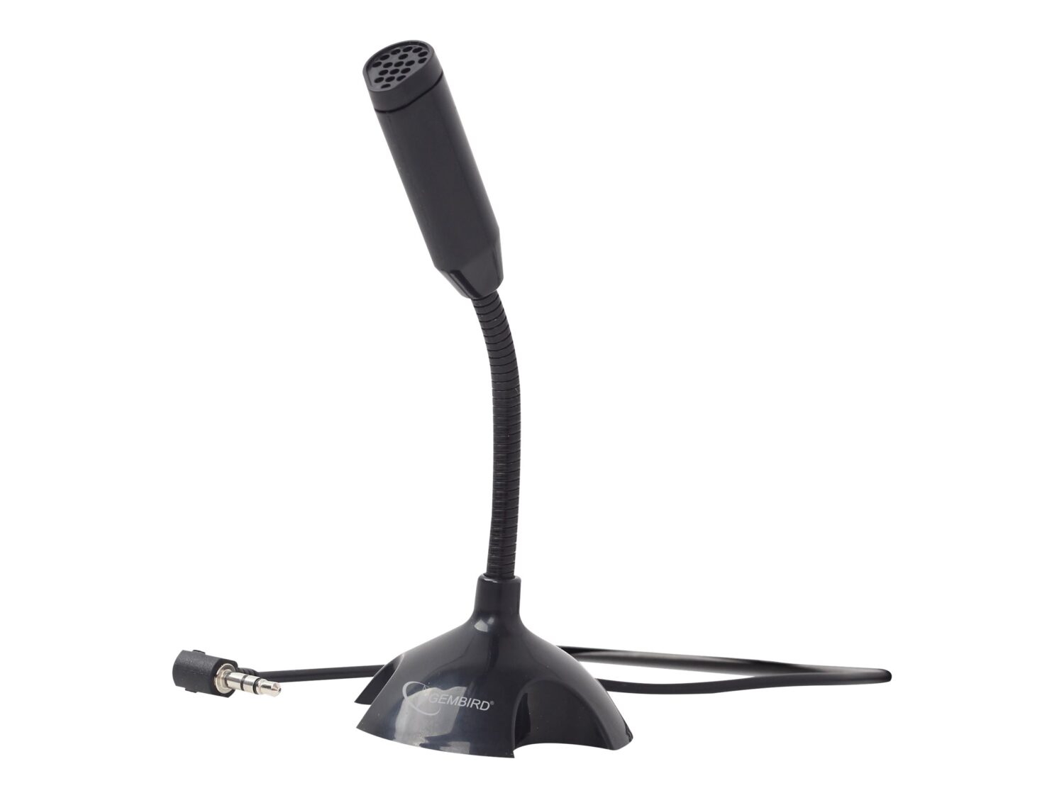 Gembird | Desktop microphone | MIC-D-02 | 3.5 mm | Black | 3.5 mm audio plug