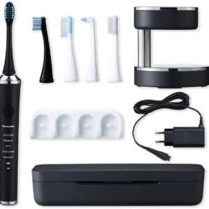 Panasonic | Toothbrush | EW-DP52-K803 | Rechargeable | For adults | Number of brush heads included 5 | Number of teeth brushing modes 5 | Sonic technology | Black