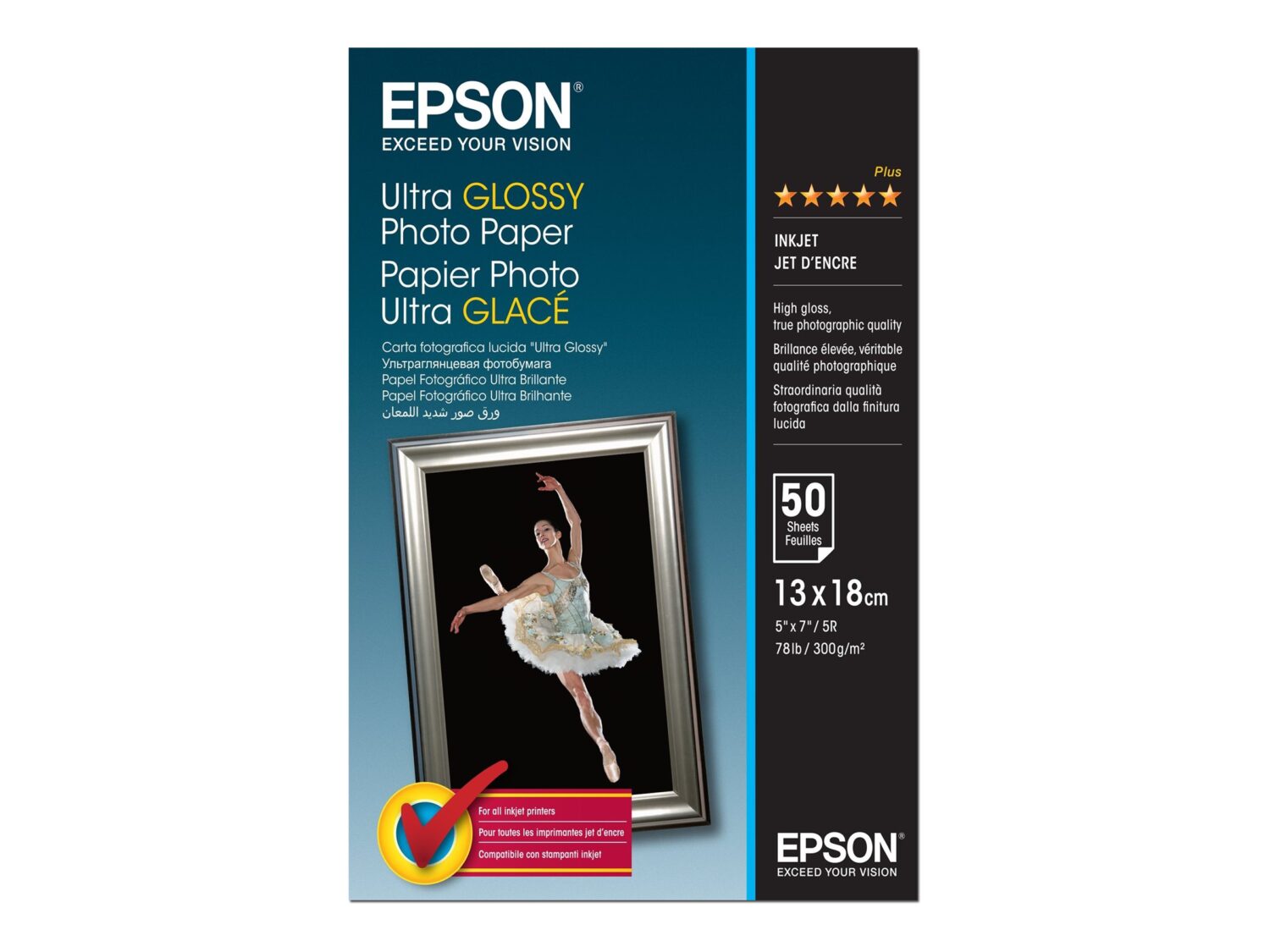 Ultra Glossy Photo Paper | 300 g/m² | 13 x 18 cm | Photo Paper