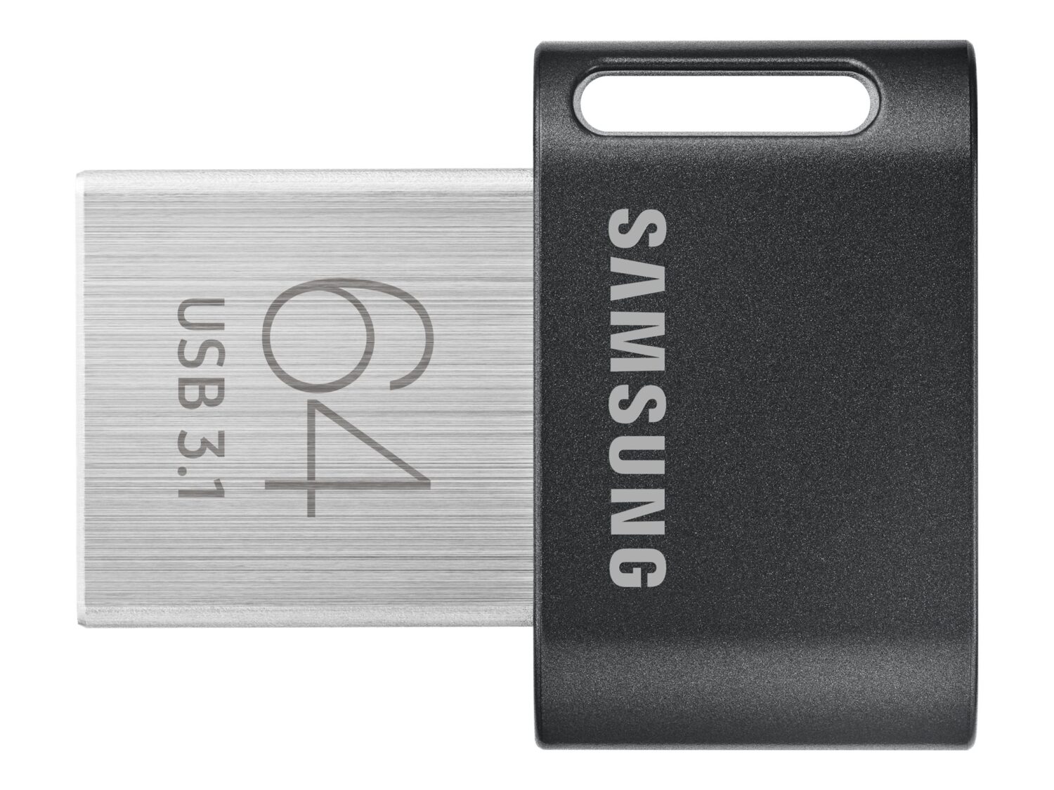 Samsung | FIT Plus | MUF-64AB/APC | 64 GB | USB 3.1 | Black/Silver