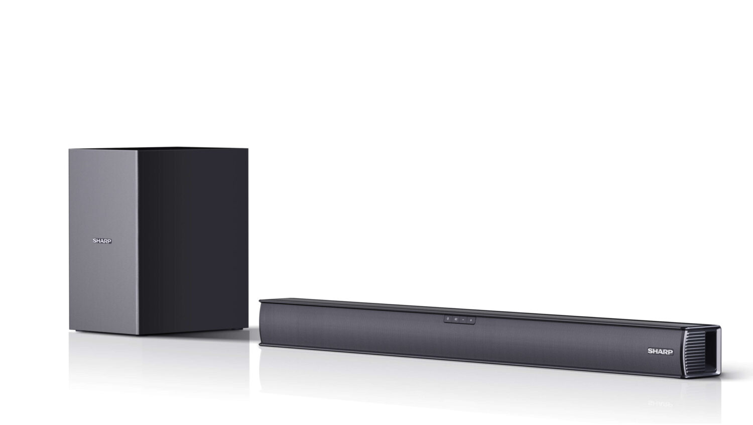 Sharp | HT-SBW182 2.1 Slim Soundbar | Black | No | AUX in | Bluetooth | HDMI, Optical, Bluetooth | 160 W | Wireless connection