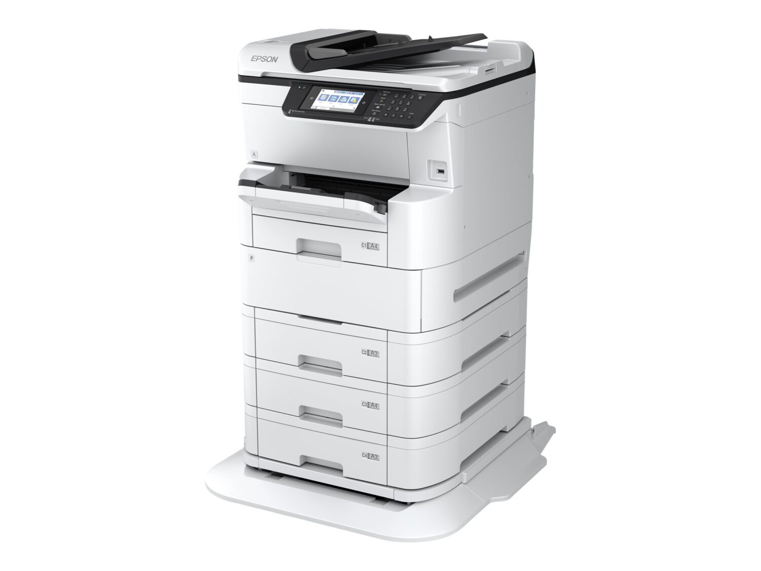 Epson Business inkjet RIPS MFP | WorkForce Pro WF-C878RD3TWFC | Inkjet | Colour | Inkjet Multifunctional Printer | A3+ | Wi-Fi | Light Grey