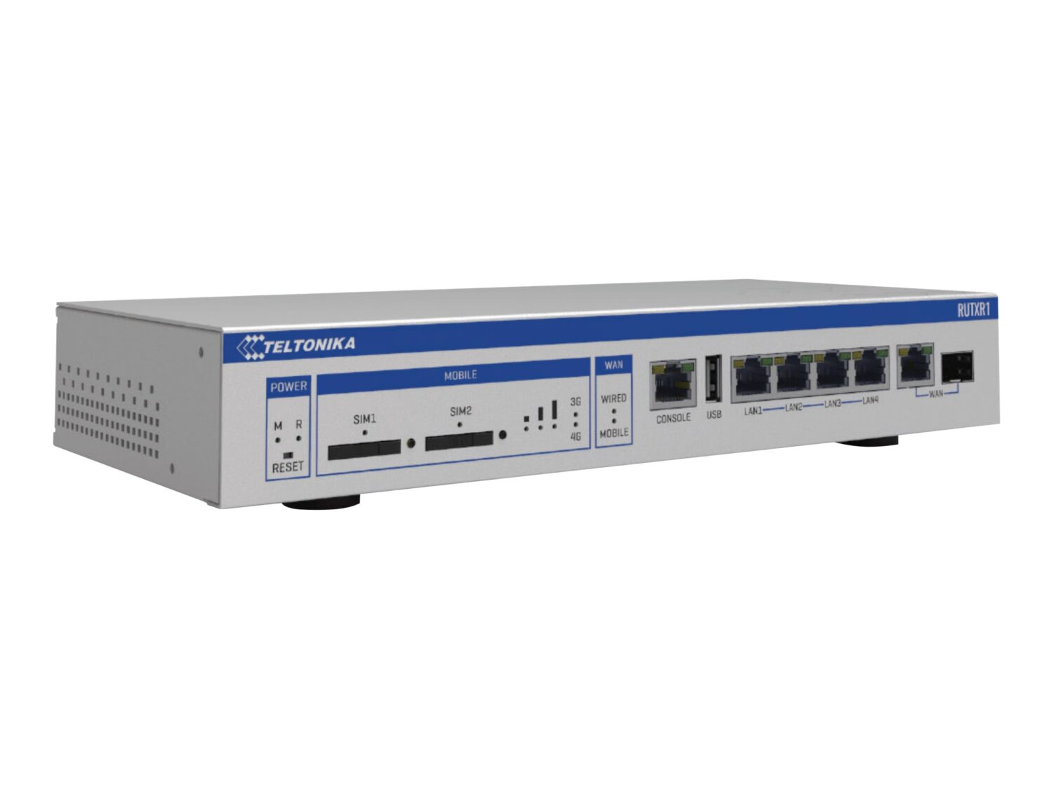Teltonika RUTXR LTE Router | Enterprise Rack-Mountable SFP/LTE Router | RUTXR1 | 802.11ac | 867 Mbit/s | 10/100/1000 Mbit/s | Ethernet LAN (RJ-45) ports 4xLAN ports, 1xSFP port, 1xWAN port | MU-MiMO Yes | 4G | 1