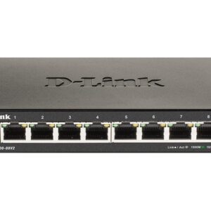 D-Link | Smart Gigabit Ethernet Switch | DGS-1100-08V2 | Managed | Desktop | Power supply type External | 24 month(s)