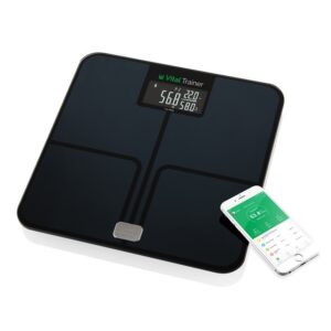 ETA | Smart Personal Scale | Vital Trainer ETA778090000 | Maximum weight (capacity) 180 kg | Accuracy 100 g | Body Mass Index (BMI) measuring | Black