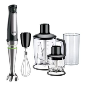 Braun | MultiQuick 7 Hand Blender | MQ 7045X | Hand Blender | 1000 W | Number of speeds 6 | Chopper | Black/Stainless steel