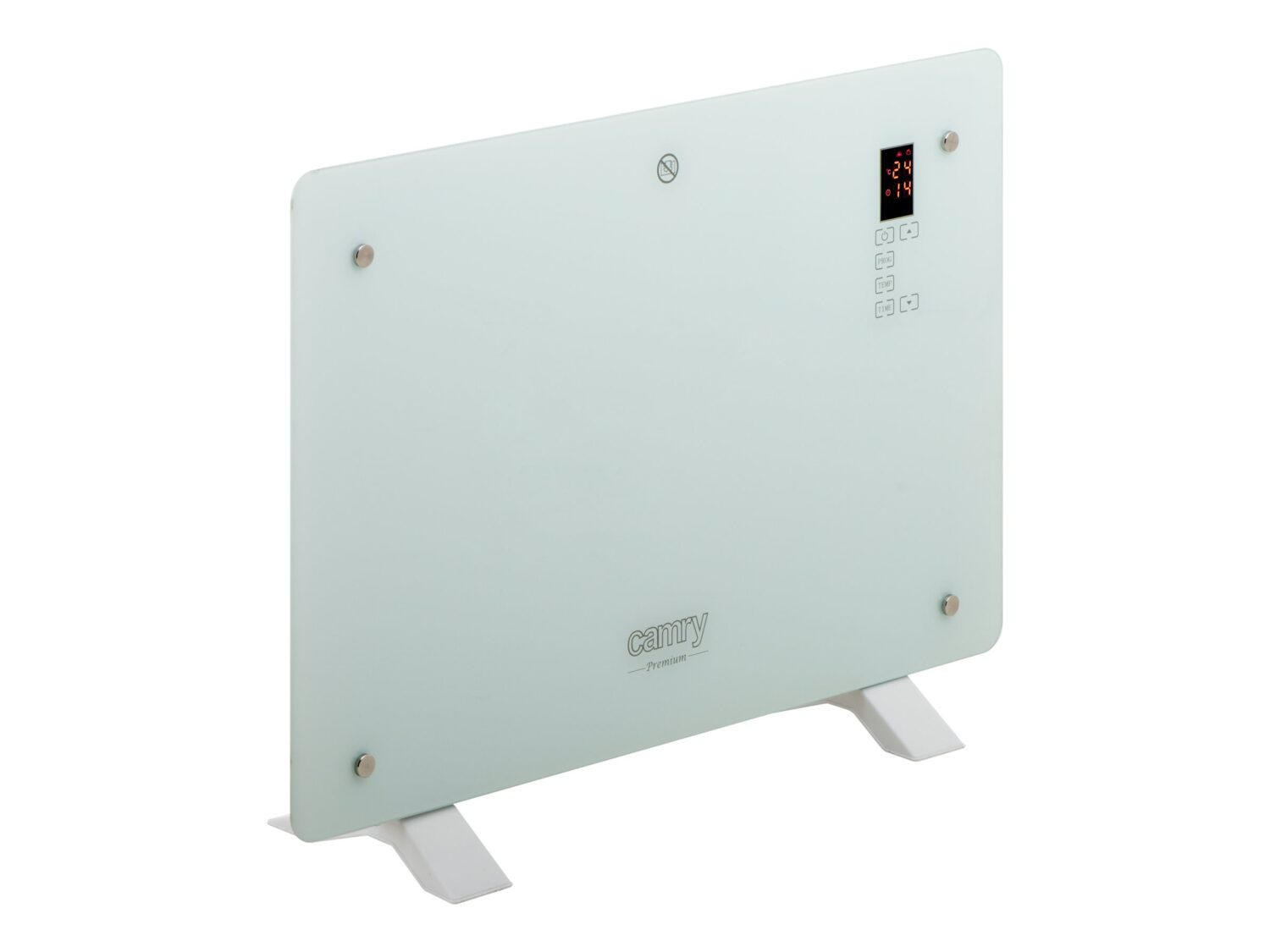 Camry | CR 7721 | Convection glass heater LCD with remote control | 1500 W | Number of power levels 2 | White | N/A