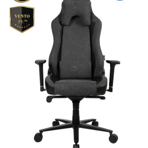 Arozzi Vernazza Vento Gaming Chair Vento Polyurethane; Soft Fabric; Metal; Aluminium | Dark Grey