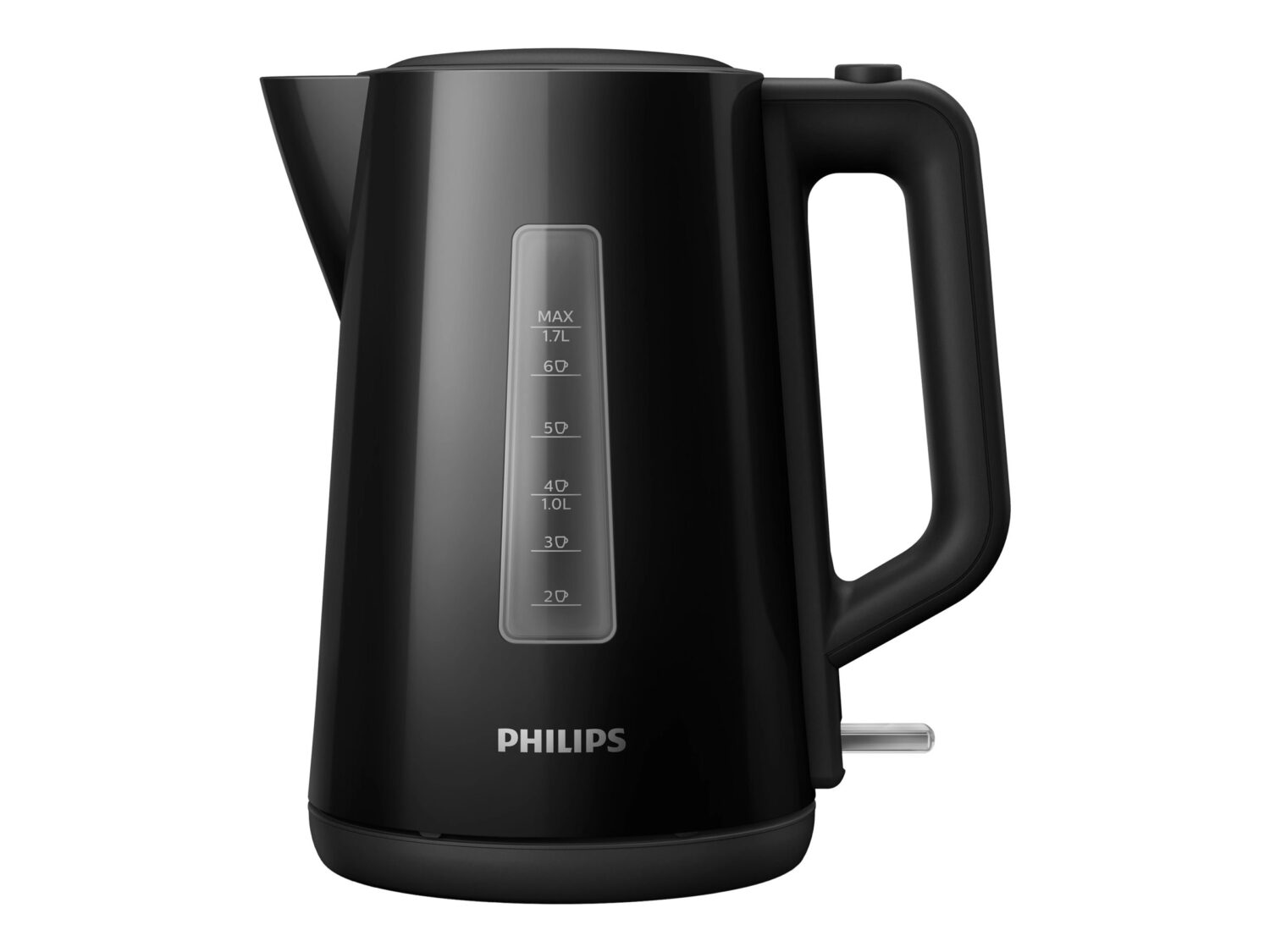 Philips | Kettle | HD9318/20 | Electric | 2200 W | 1.7 L | Plastic | 360° rotational base | Black - Image 2