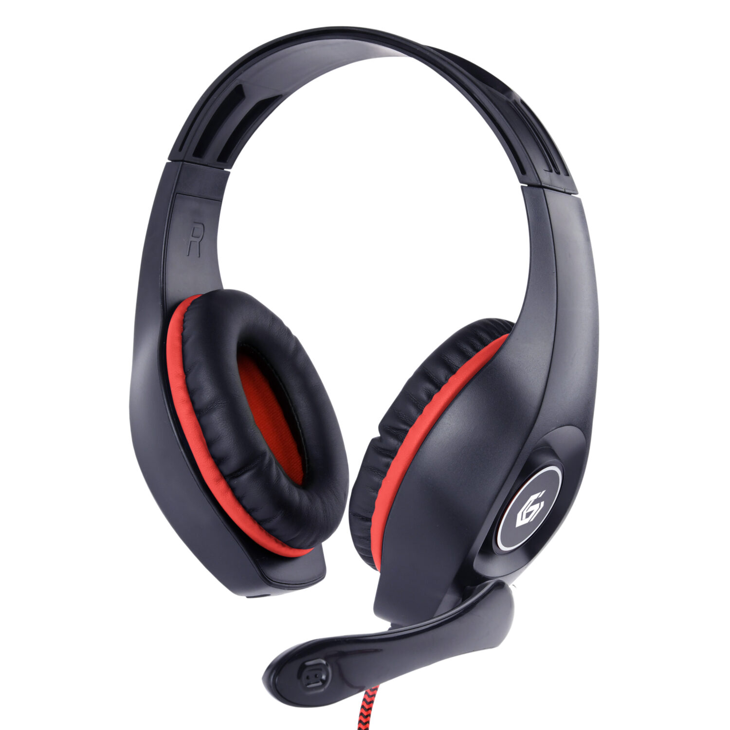 Gembird | Gaming headset with volume control | GHS-05-R | Built-in microphone | 3.5 mm 4-pin | Red/Black | Wired | Over-Ear