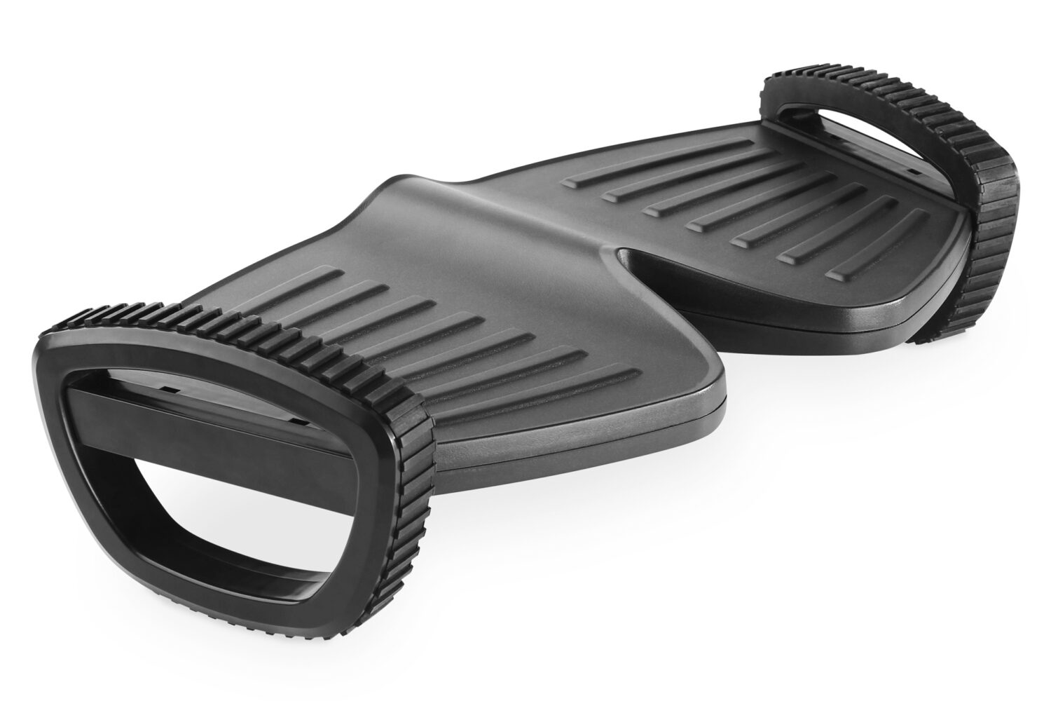 Digitus | Active Ergonomic Footrest | DA-90412 | Black | Depth 277 mm | Height 135 mm | Plastic | Gentle movements promote health; 2 rocker functions by easy rotation; Large or small rocking movements are possible (slow/fast); Can also be used as a raised footrest; Compact foot rocker, fits under any desk; Ideal for home and office | Weight 1014 g | Width 502 mm