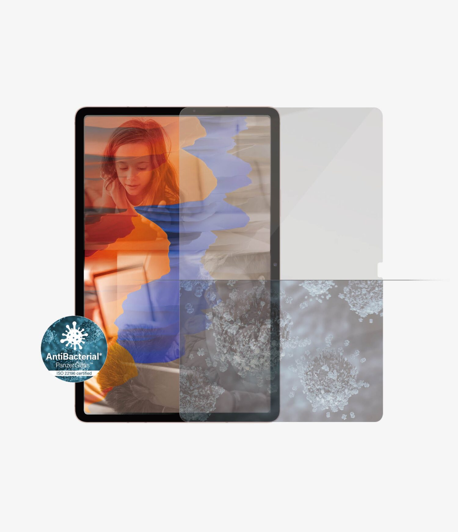 PanzerGlass | 12.4 " | Screen Protector | Galaxy Tab S7+/S8+ | Transparent