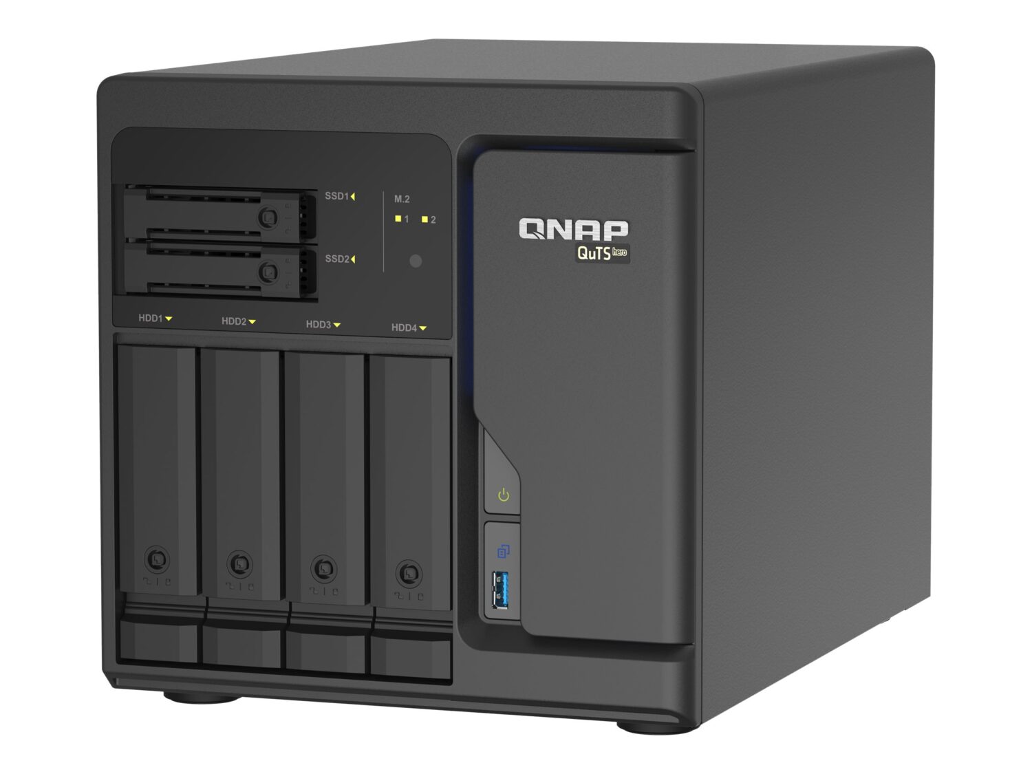 QNAP | 6-Bay QuTS hero NAS | TS-H686-D1602-8G | Up to 6 HDD/SSD Hot-Swap | Intel Xeon | Xeon D-1602 Dual-Core | Processor frequency 2.5 GHz | 8 GB | DDR4