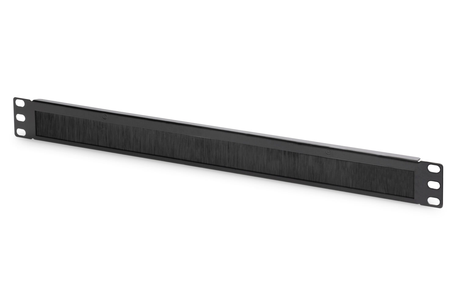 Digitus | 1U cable brush management panel open brush | DN-97661 | Black | The Cable Brush Management Panel is getting fixed on the 483 mm (19”) profile rails