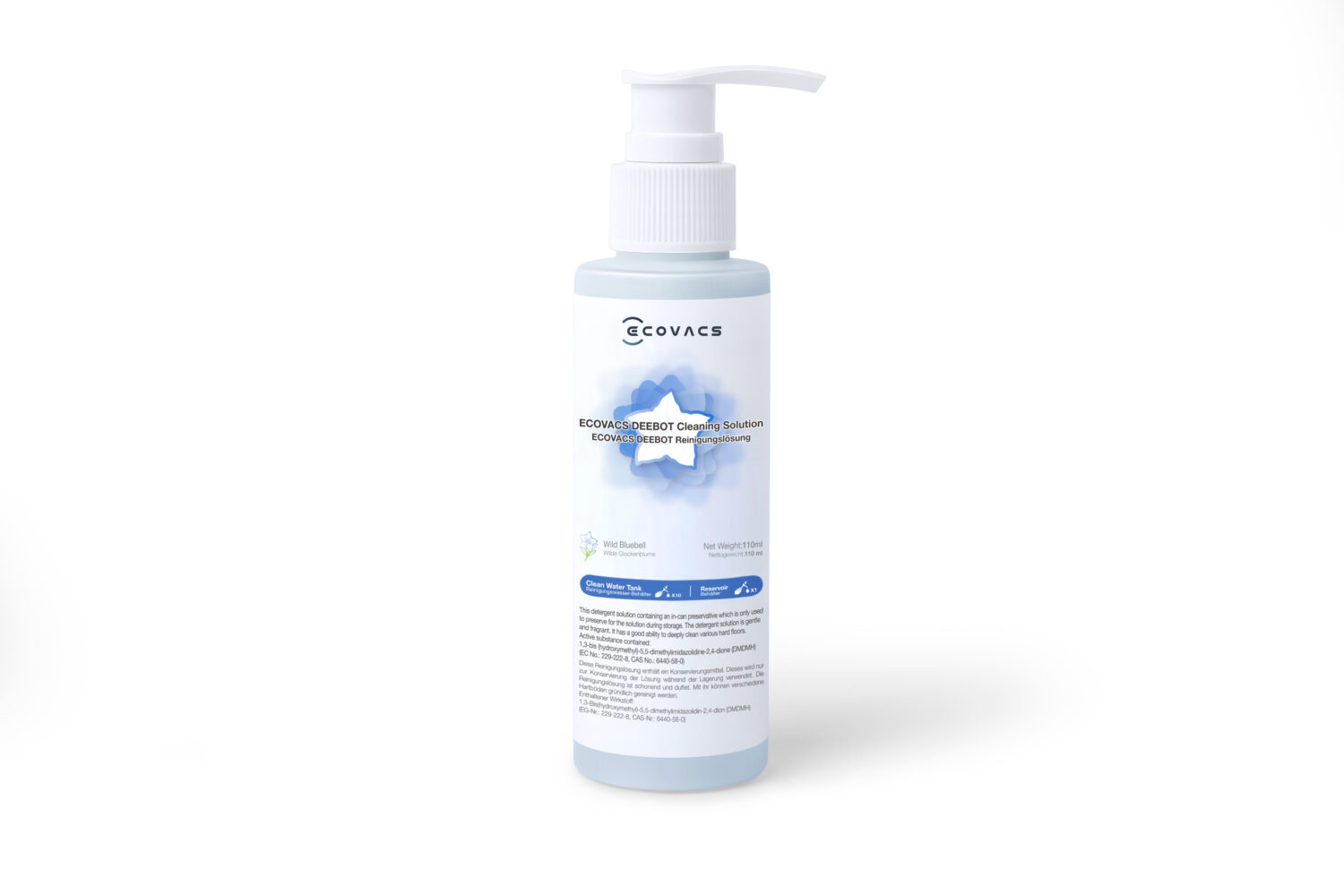 Ecovacs | Cleaning Solution for DEEBOT X1 Family | D-SO01-0021 | 110 ml