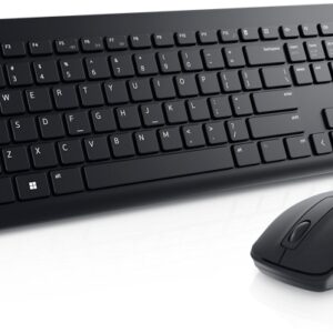 Dell | Keyboard and Mouse | KM3322W | Keyboard and Mouse Set | Wireless | Batteries included | US | Black | Wireless connection