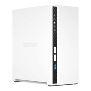 QNAP | 2-Bay ARM | TS-233 | Up to 2 SATA 6Gb/s, 3Gb/s | ARM 4-core | Cortex-A55 | Processor frequency 2.0 GHz | 2 GB | N/A