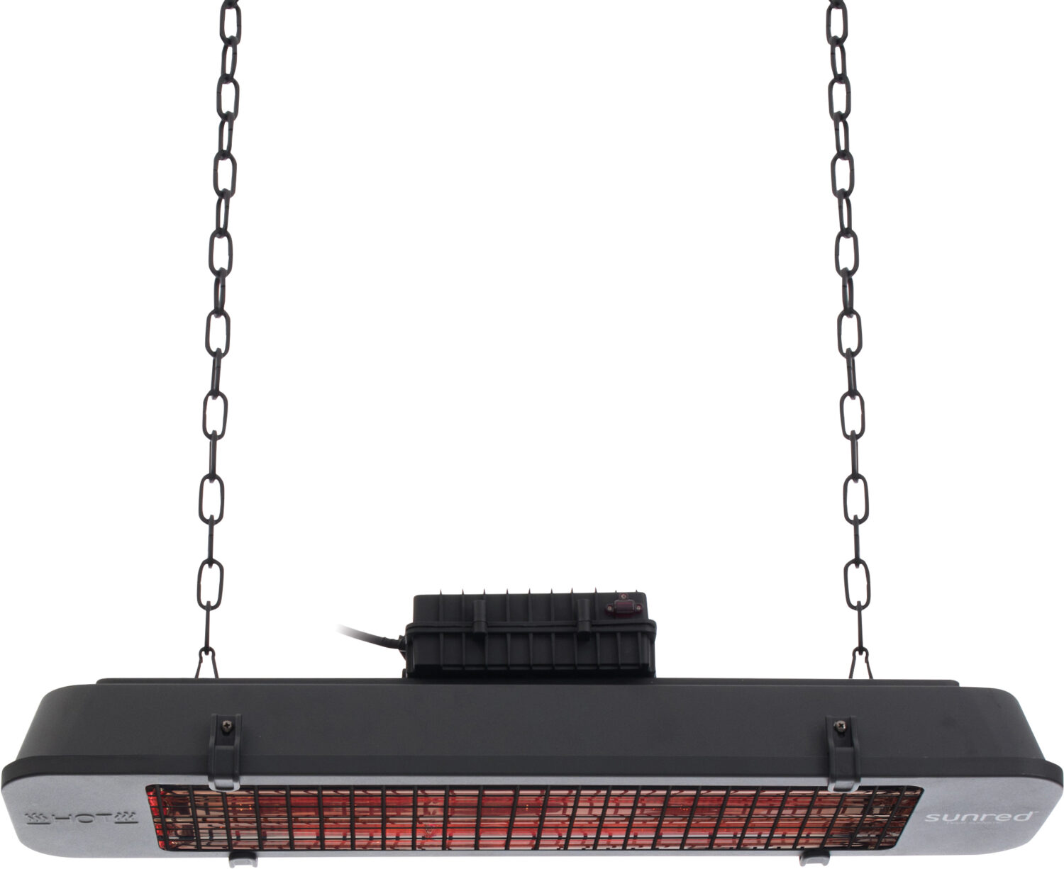 SUNRED | Heater | RD-DARK-VIN25H, Dark Vintage Hanging | Infrared | Power 2500 W | Black | IP44