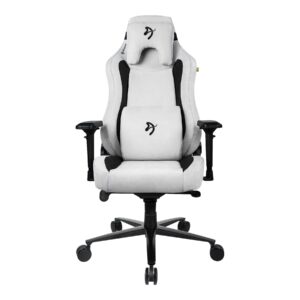 Arozzi Fabric Gaming Chair Vernazza Supersoft Light Grey