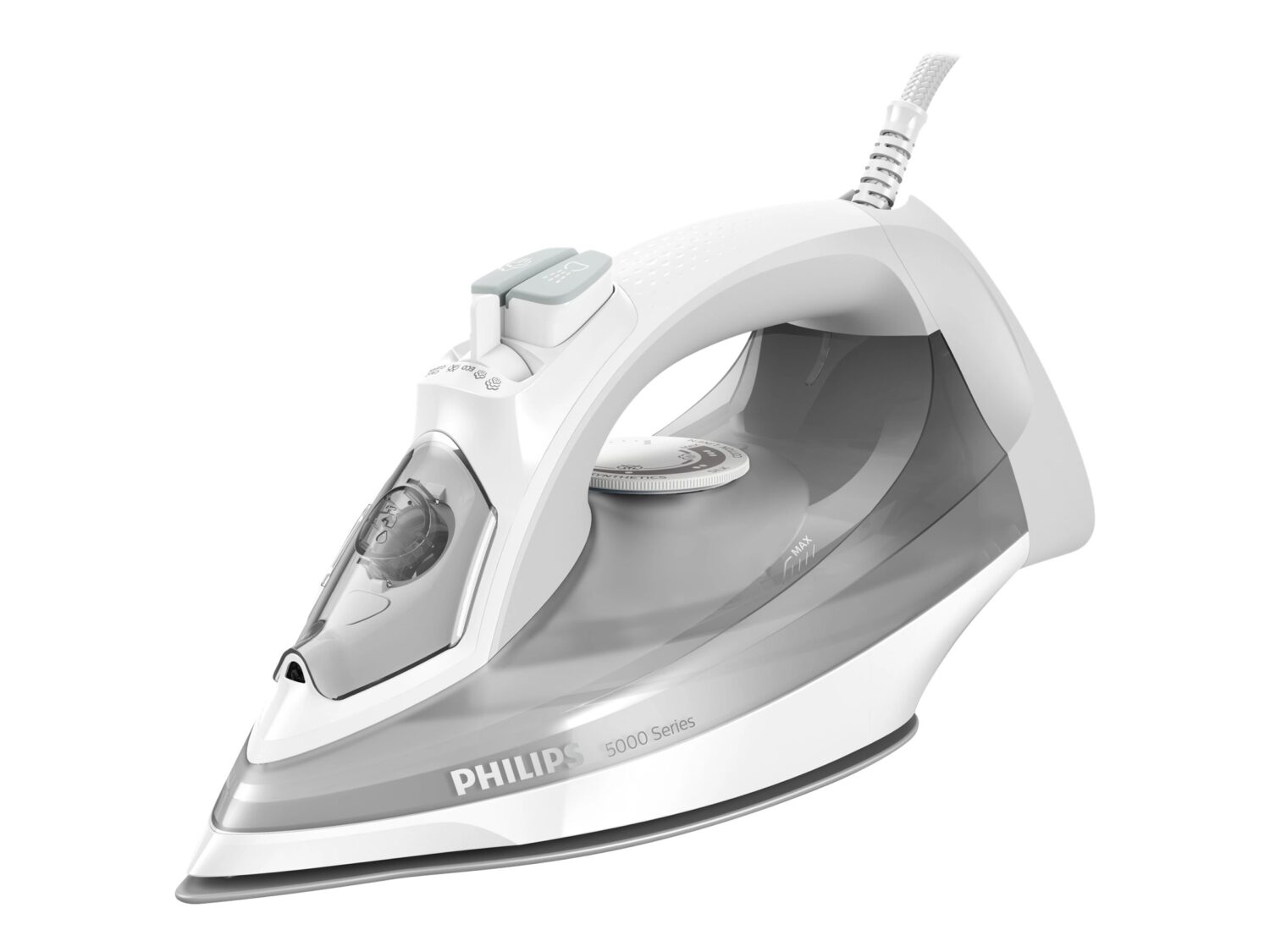 Philips | DST5010/10 | Steam Iron | 2400 W | Water tank capacity 0.32 ml | Continuous steam 40 g/min | White