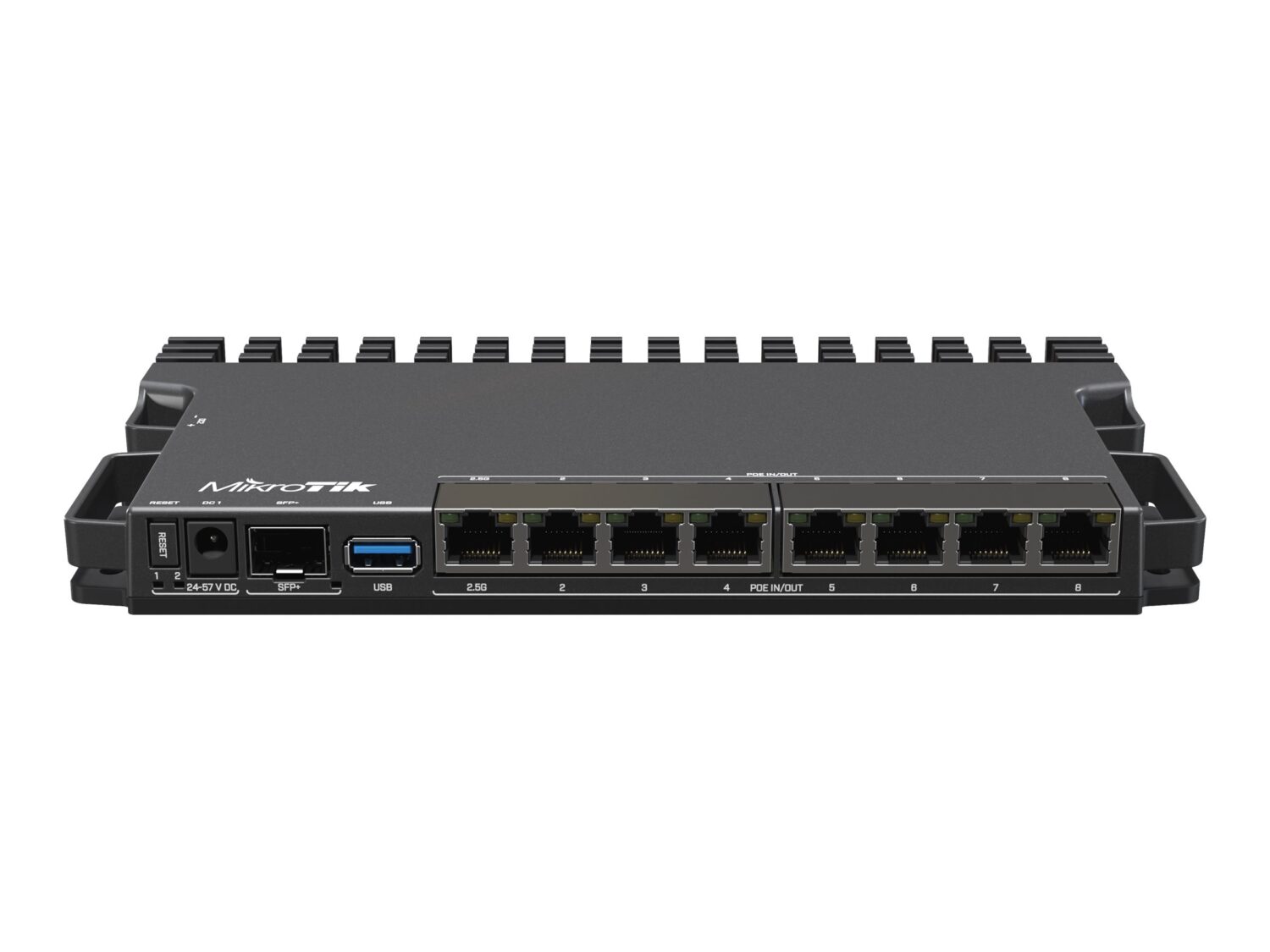 RouterBOARD | RB5009UPr+S+IN | No Wi-Fi | 10/100/1000 Mbit/s | Ethernet LAN (RJ-45) ports 7 | Mesh Support No | MU-MiMO No | No mobile broadband