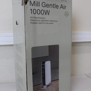 SALE OUT.  | Mill | Heater | AB-H1000MEC | Oil Filled Radiator | 1000 W | Number of power levels 3 | Suitable for rooms up to 12-16 m² | White | DAMAGED PACKAGING
