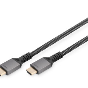 Digitus | 8K PREMIUM HDMI 2.1 Connection Cable | Black | HDMI male (type A) | HDMI male (type A) | HDMI to HDMI | 3 m