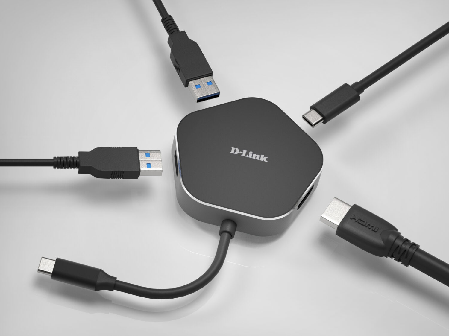 D-Link | 4-in-1 USB-C Hub with HDMI and Power Delivery | DUB-M420 | USB hub | USB Type-C