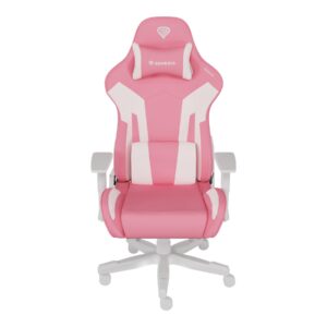 Genesis Gaming Chair Nitro 710 Backrest upholstery material: Eco leather, Seat upholstery material: Eco leather, Base material: Nylon, Castors material: Nylon with CareGlide coating | Pink/White