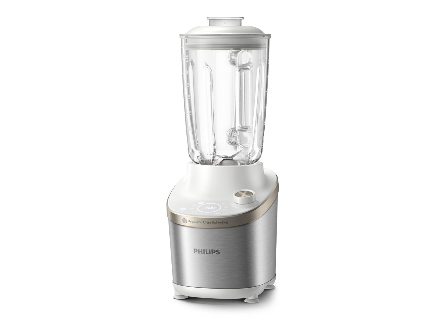 Philips | Atlantic High Speed Blender | HR3760/01 7000 Series | Tabletop | 1500 W | Jar material Glass | Jar capacity 2 L | Ice crushing | Metal/White