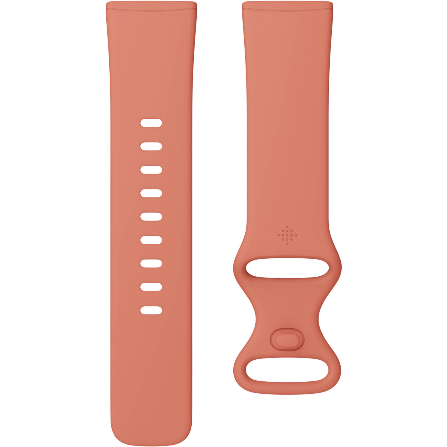 Fitbit | Versa 3/Sense Accessory Infinity Band, Pink Clay - Large | Flexible, silicone material similar | Water-resistant