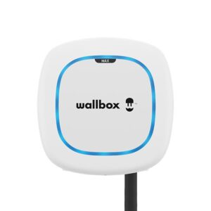 Wallbox | Electric Vehicle charge | Pulsar Max | 22 kW | Wi-Fi, Bluetooth | Pulsar Max retains the compact size and advanced performance of the Pulsar family while featuring an upgraded robust design, IK10 protection rating, and even easier installation. Pulsar Max is controlled by the myWallbox app via WiFi and Bluetooth and is compatible with all Wallbox Energy Management functionalities | 5 m | White