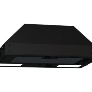 Gorenje | Hood | BHI681EB | Canopy | Energy efficiency class D | Width 58 cm | 370 m³/h | Mechanical control | LED | Black