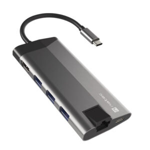 Natec | USB-C Multiport Adapter | NMP-1690 | Grey | USB Type-C | 0.15 m