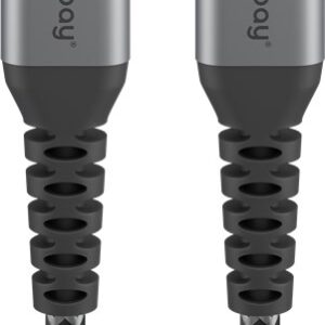Goobay | USB-C  to USB-C  Textile Cable with Metal Plugs | 49302 | USB-C to USB-C USB-C male | USB-C male