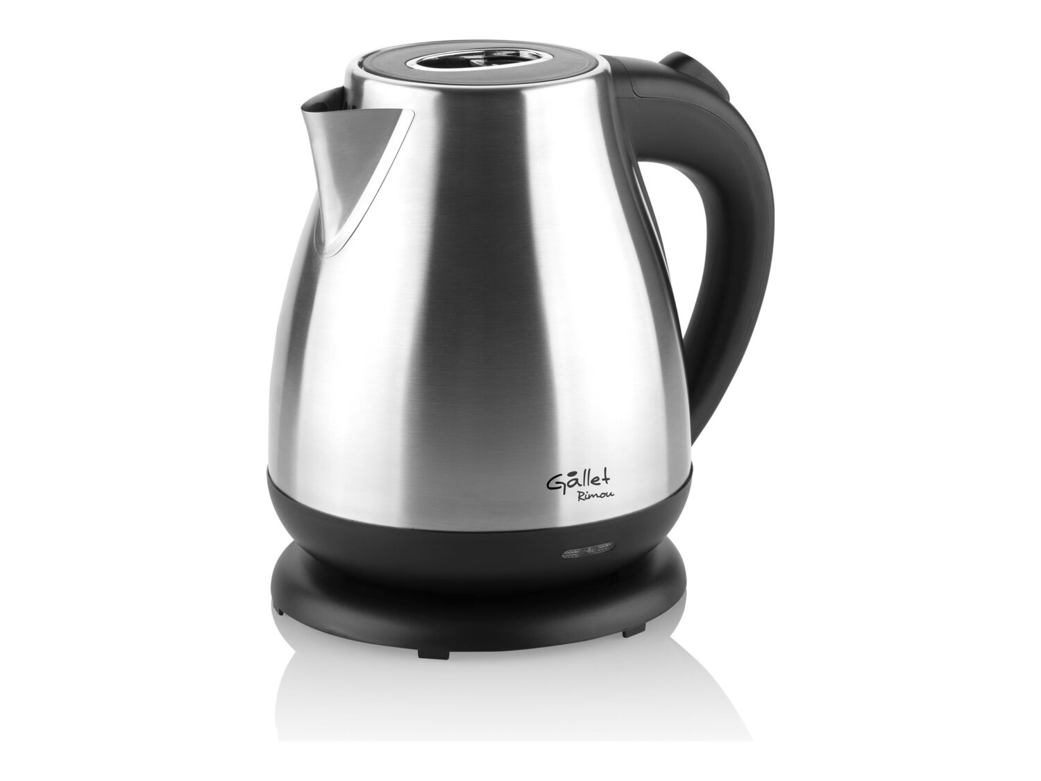 Gallet | Kettle | GALBOU782 | Electric | 2200 W | 1.7 L | Stainless steel | 360° rotational base | Stainless Steel
