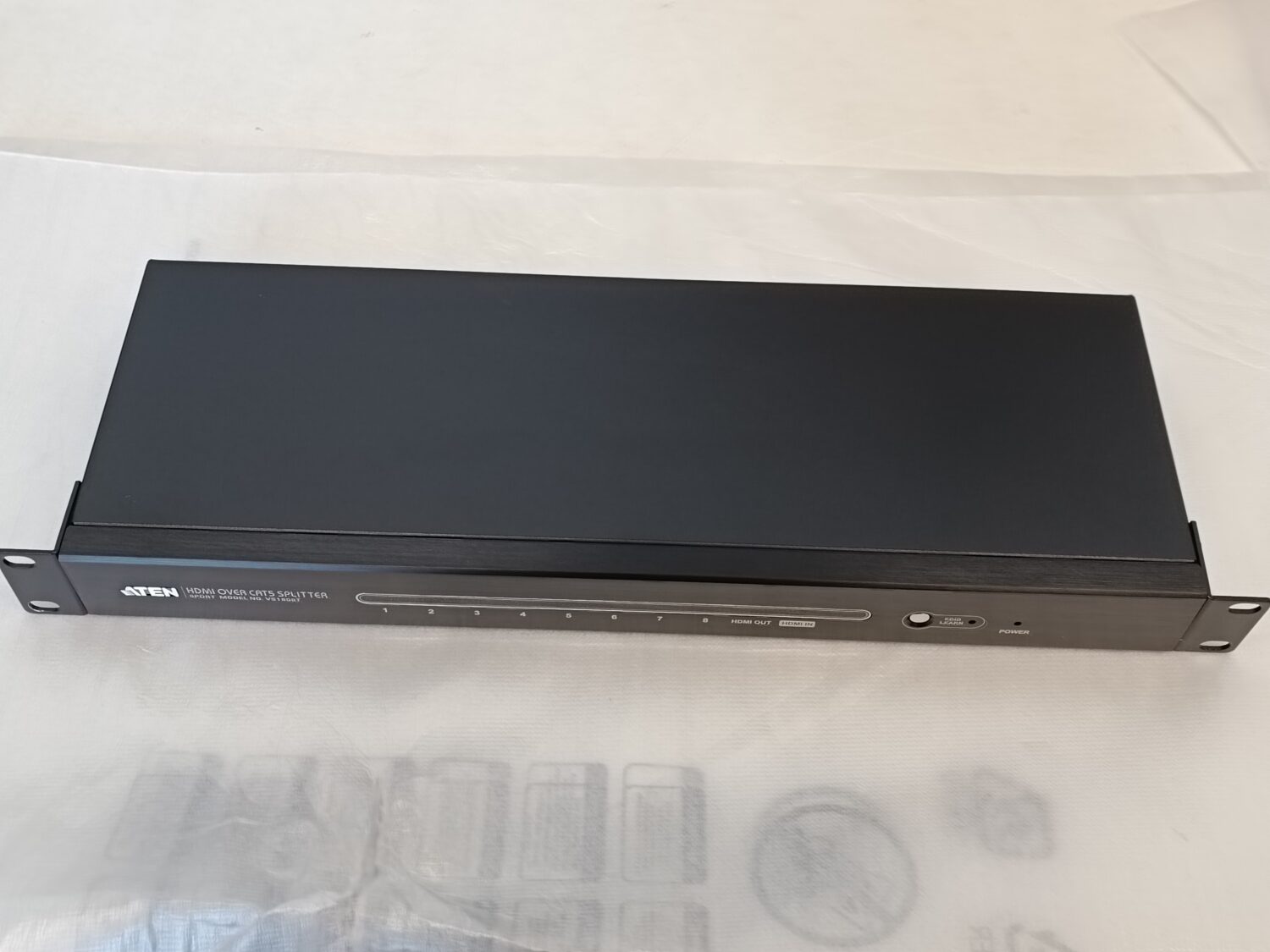 SALE OUT. WITHOUT ORIGINAL PACKAGING, ONLY POWER ADAPTER INCLUDED | Aten | HDMI | 8-Port HDMI Cat 5 Splitter | Warranty 3 month(s) | USED, REFURBISHED, WITOUT ORIGINAL PACKAGING, ONLY POWER ADAPTER INCLUDED