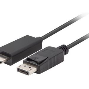 Lanberg | DisplayPort to HDMI Cable | DisplayPort Male | HDMI Male | DP to HDMI | 1.8 m