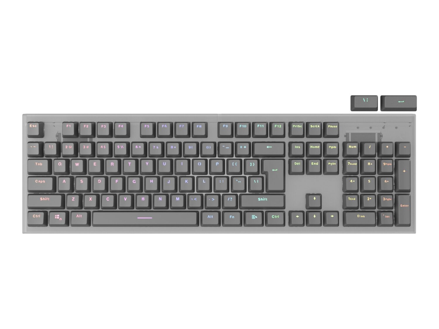 Genesis | NAG-2004 Lead 300 | Grey | Keycaps | N/A | US