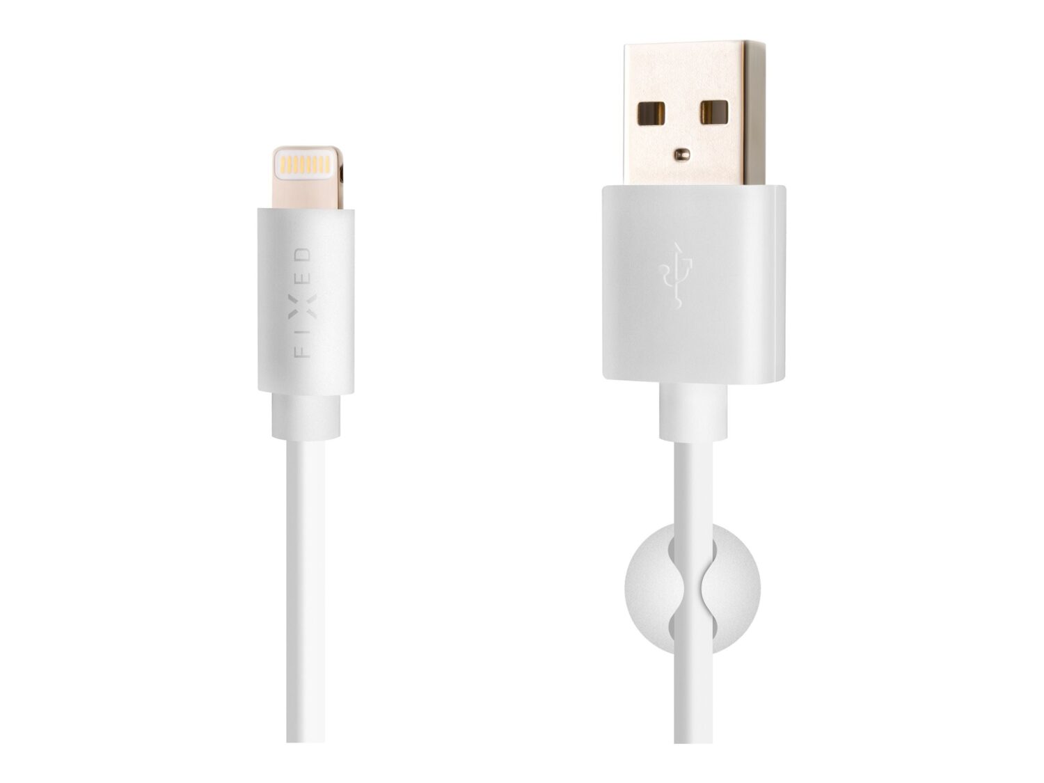 Fixed | Data And Charging Cable With USB/lightning Connectors | White