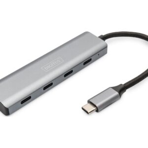 DIGITUS USB-C 4-Port Hub | Digitus | DIGITUS - hub - 4 ports | DA-70246